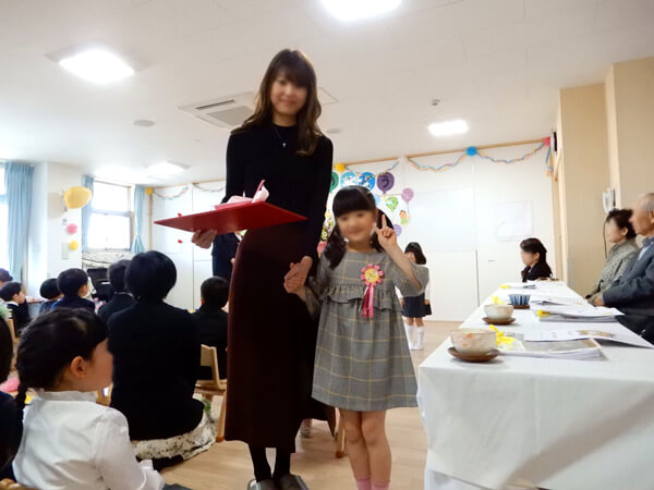 卒園式(サンタリーベ保育園)