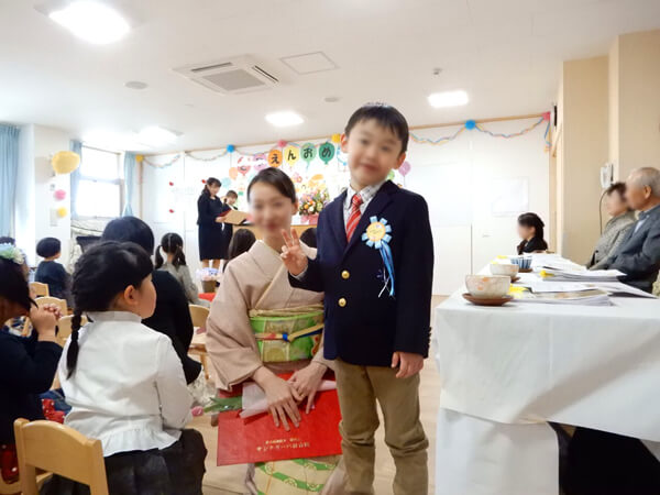 卒園式(サンタリーベ保育園)