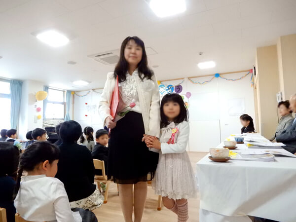 卒園式(サンタリーベ保育園)