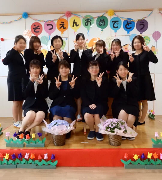 卒園式(サンタリーベ保育園)