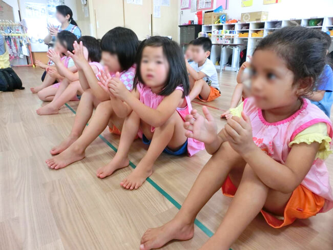 6月の子どもたち（サンタリーベ保育園）