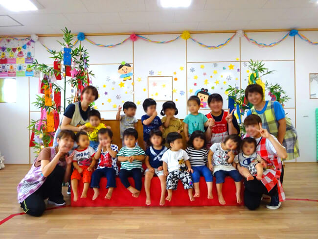 7月の子どもたち-七夕