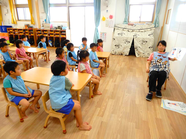 7月の子どもたち-食育
