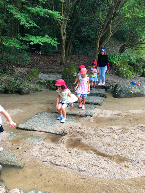 お泊り保育(サンタリーベ保育園)