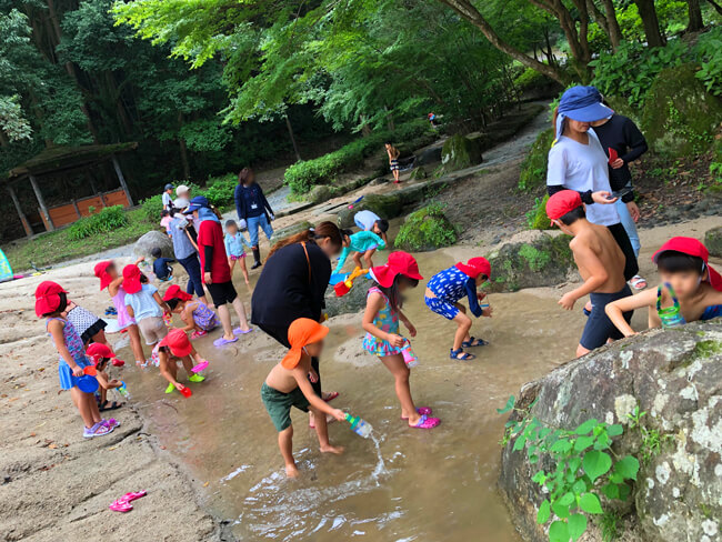 お泊り保育(サンタリーベ保育園)