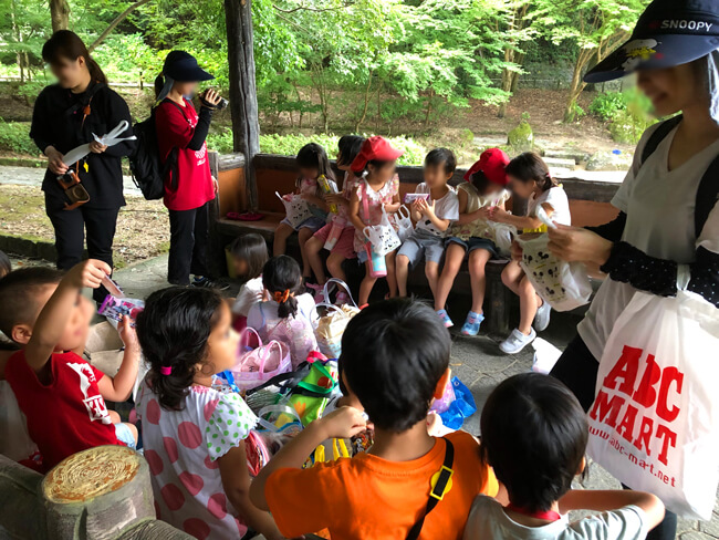 お泊り保育(サンタリーベ保育園)