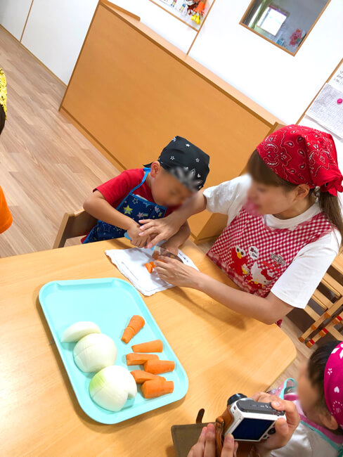 お泊り保育(サンタリーベ保育園)