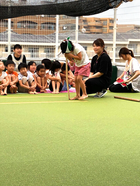 お泊り保育(サンタリーベ保育園)