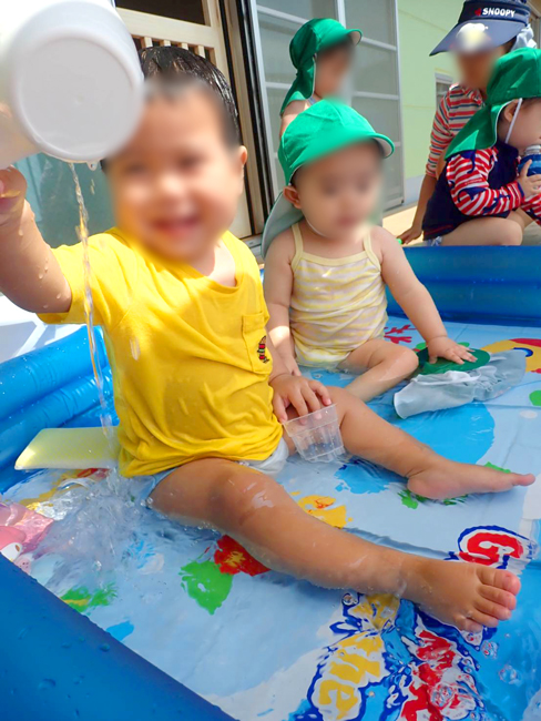 8月の子どもたち(サンタリーベ保育園)