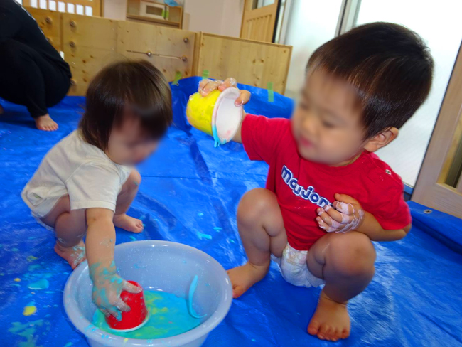 8月の子どもたち(サンタリーベ保育園)