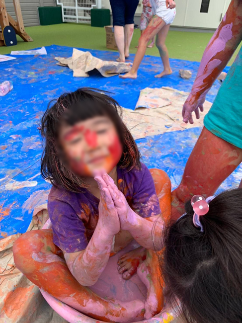 8月の子どもたち(サンタリーベ保育園)