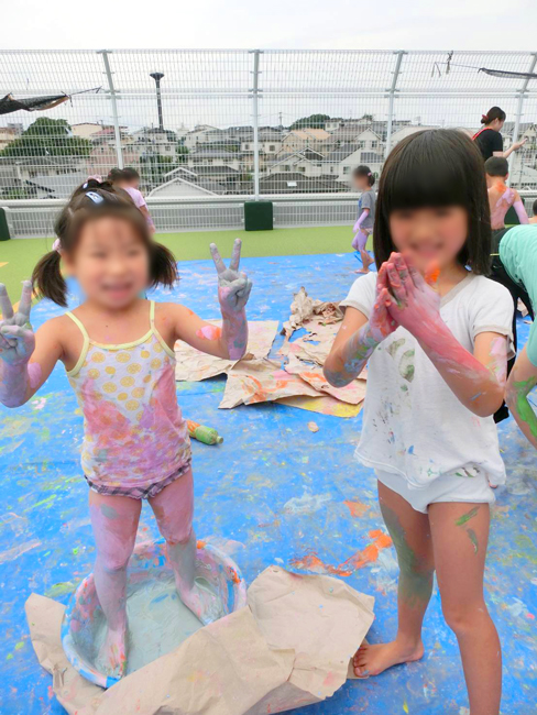 8月の子どもたち(サンタリーベ保育園)