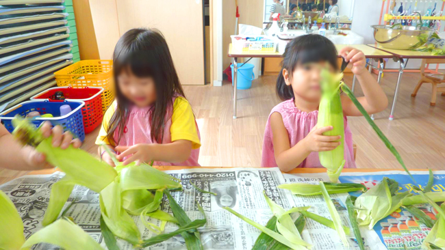 8月の子どもたち(サンタリーベ保育園)