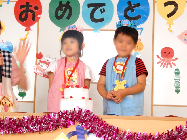 8月の子どもたち(サンタリーベ保育園)