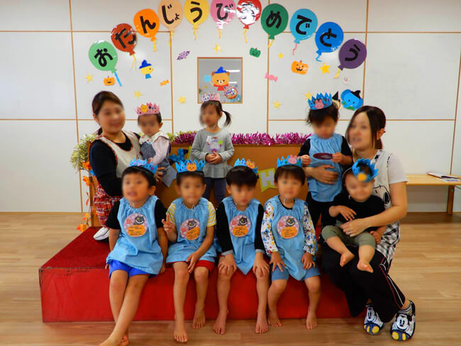 10月の子どもたち(サンタリーベ保育園)