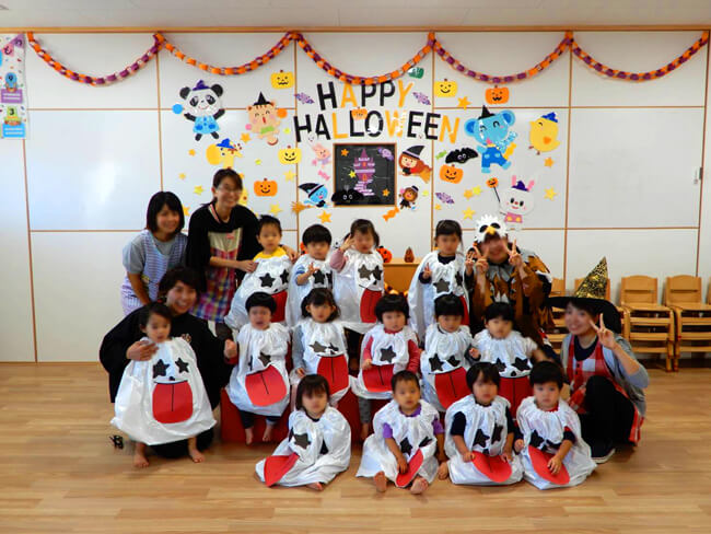 ハロウィンパーティー（サンタリーベ保育園）